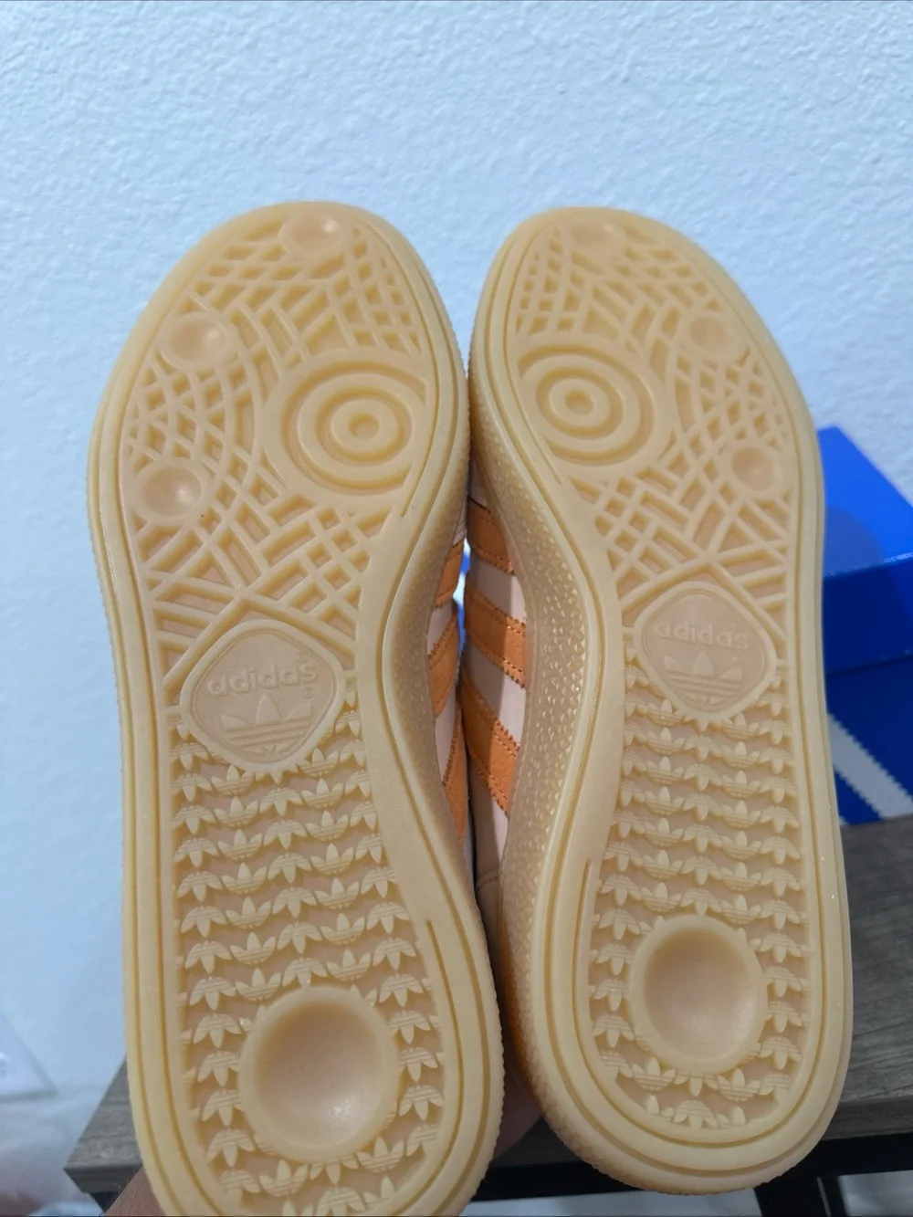 adidas Spezial Women’s Beige with Orange Accent Sneakers